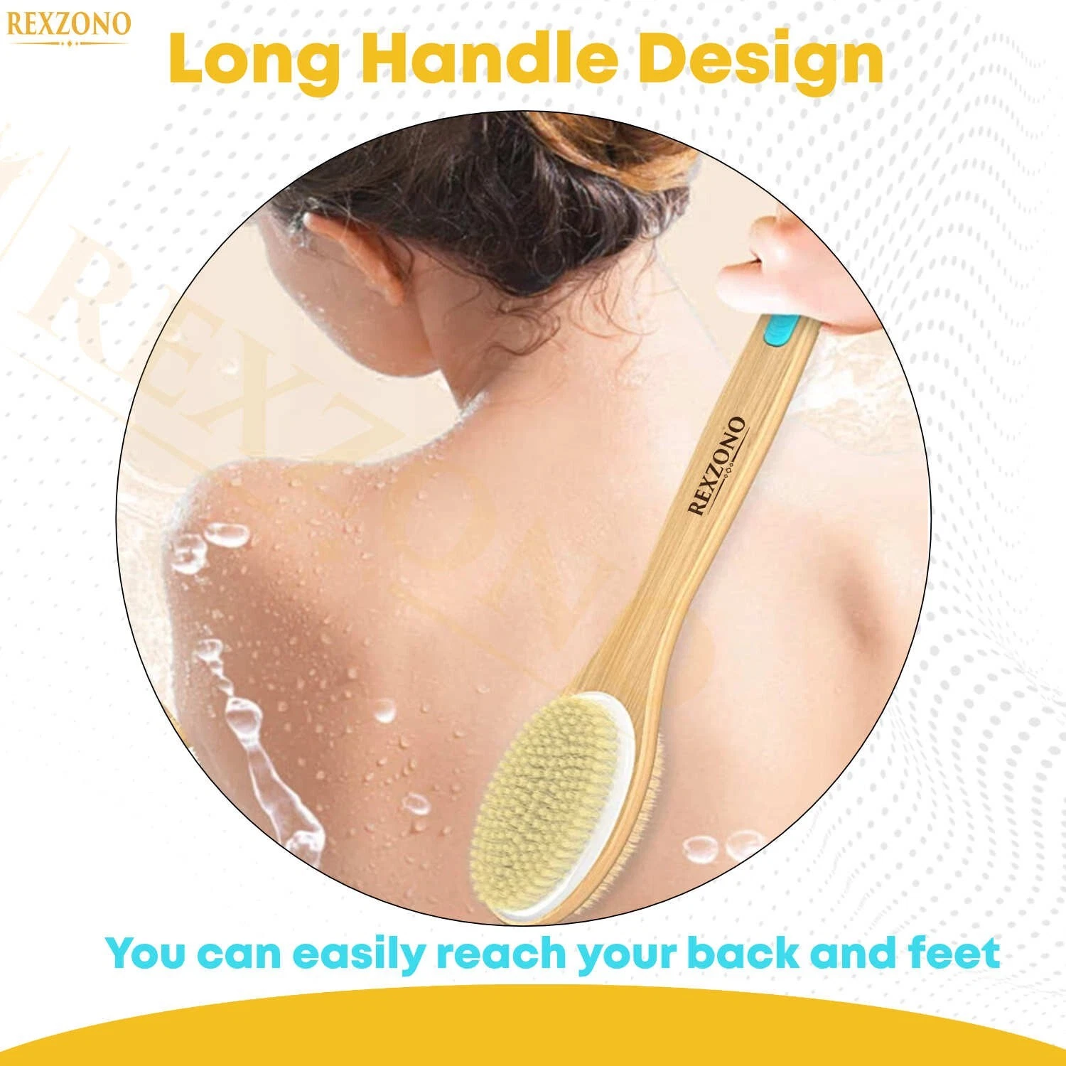 Double-Sided Shower Brush Long Handle - Image 6