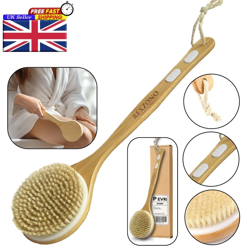 Shower Body Brush Long Handle - Image 9