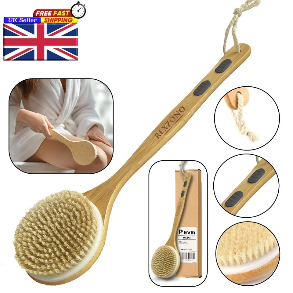 Shower Body Brush Long Handle - Image 8