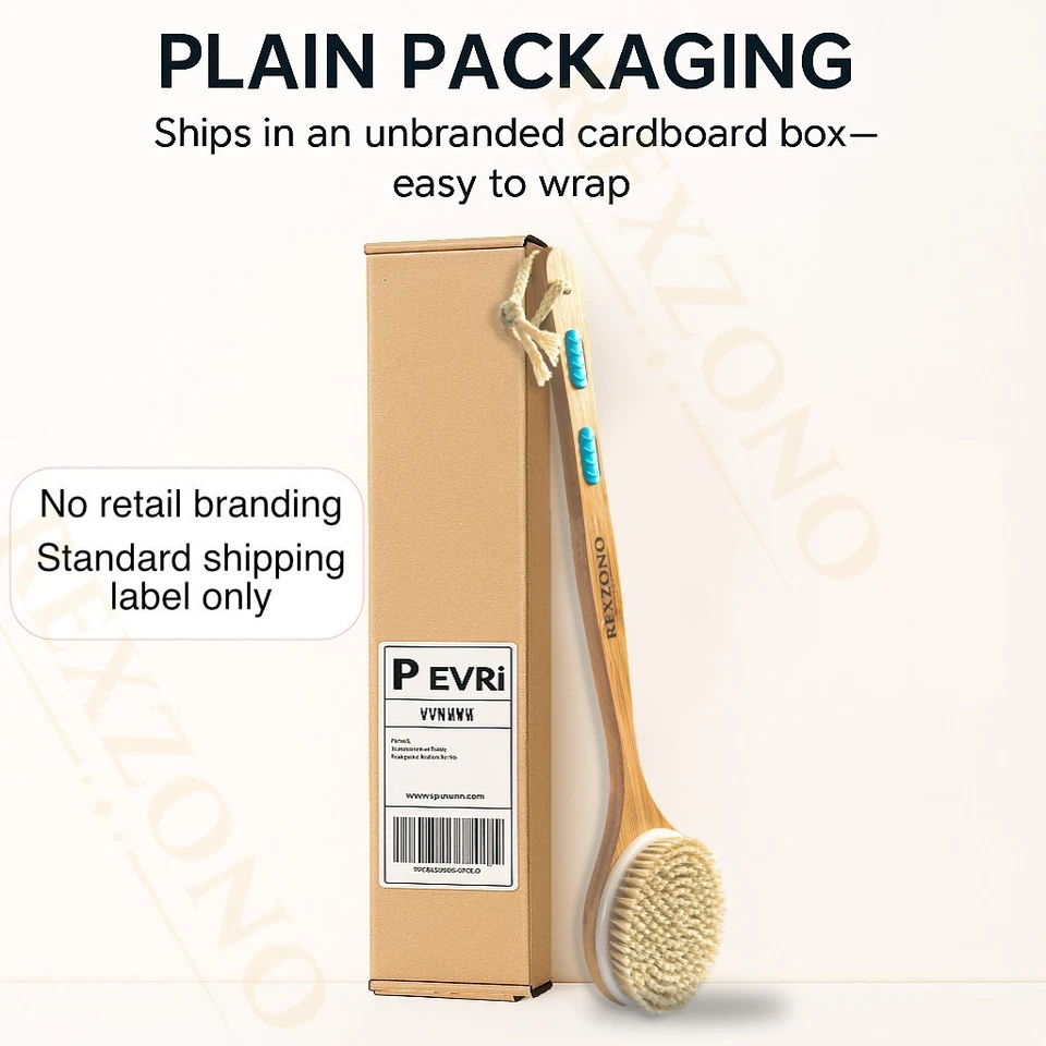 Shower Body Brush Long Handle - Image 5